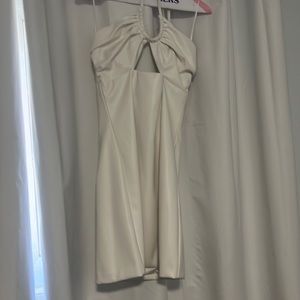 White Bardot mini dress